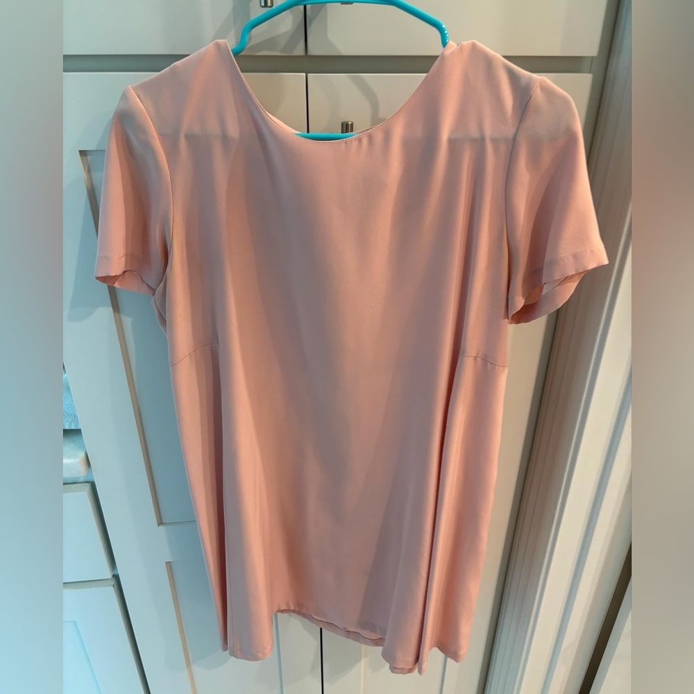 Pink flowy dress
